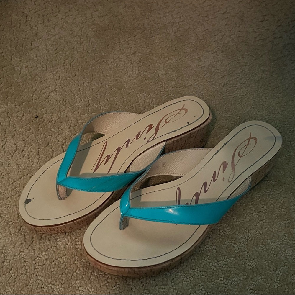 Sinly Wedged Sandal